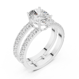 Ladies Ring DDLR-1060@7 - White Gold - Image