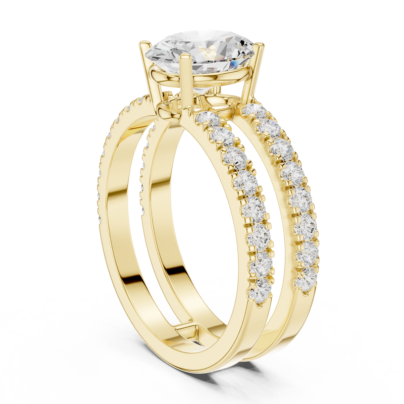 Ladies Ring DDLR-1060@7 - Yellow Gold - Image