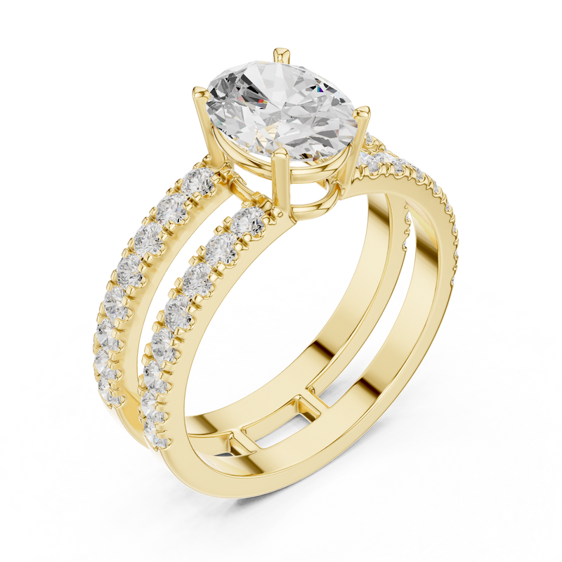 Ladies Ring DDLR-1060@7 - Yellow Gold - Image