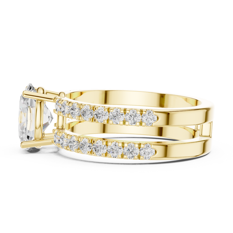 Ladies Ring DDLR-1060@7 - Yellow Gold - Image