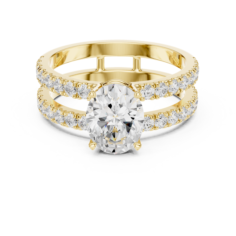 Ladies Ring DDLR-1060@7 - Yellow Gold - Image