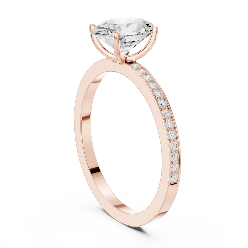 Mens Ring DDLR-1061@7 - Rose Gold - Image