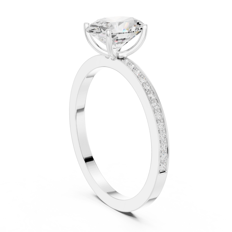 Mens Ring DDLR-1061@7 - White Gold - Image