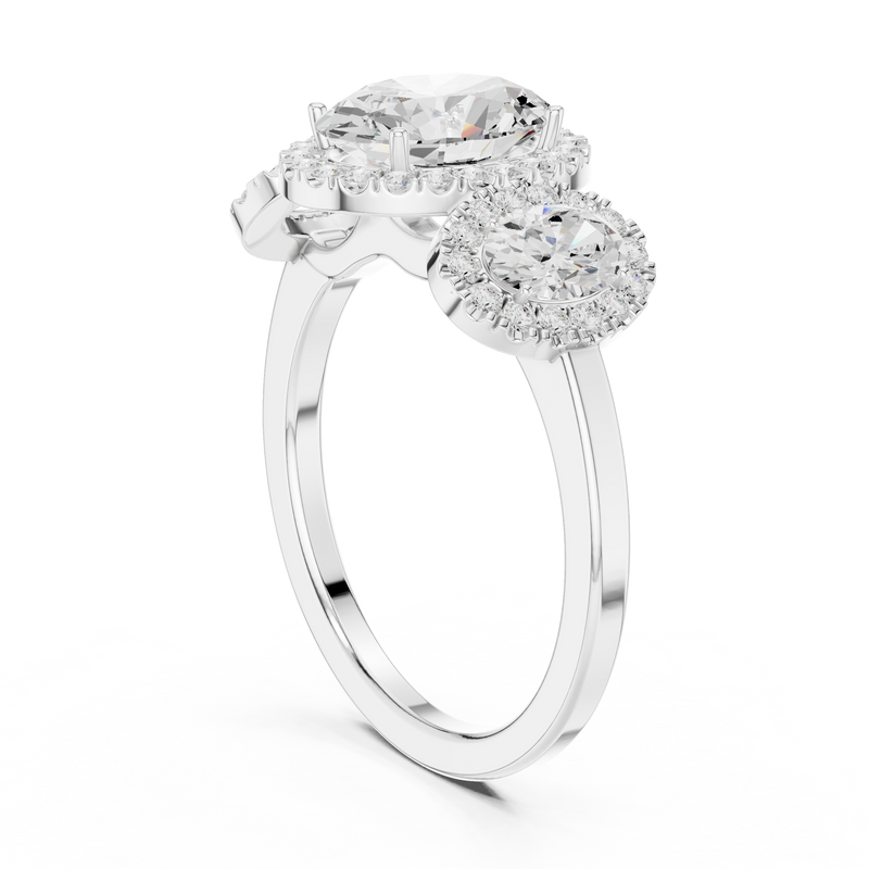 Mens Ring DDLR-1062@7 - White Gold - Image