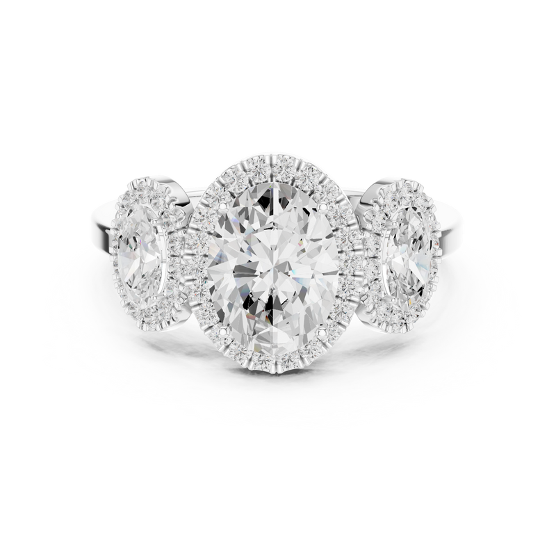 Mens Ring DDLR-1062@7 - White Gold - Image