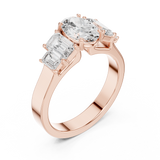 Ladies Ring DDLR-1063@7 - Rose Gold - Image