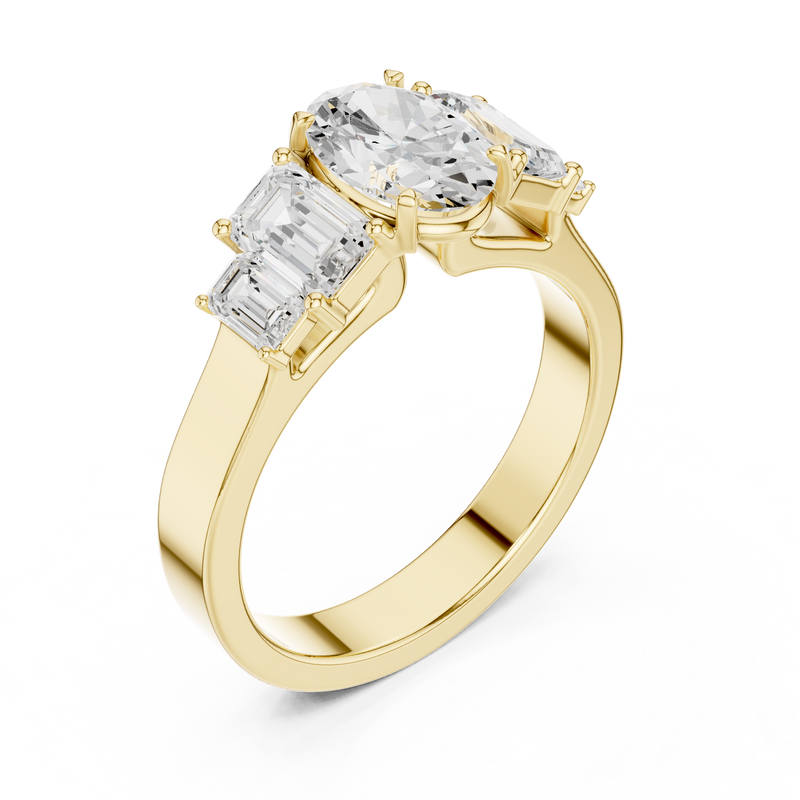 Ladies Ring DDLR-1063@7 - Yellow Gold - Image