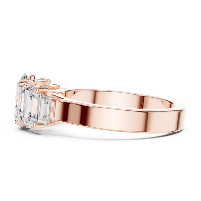 Ladies Ring DDLR-1063@7 - Rose Gold - Image