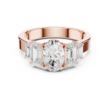 Ladies Ring DDLR-1063@7 - Rose Gold - Image