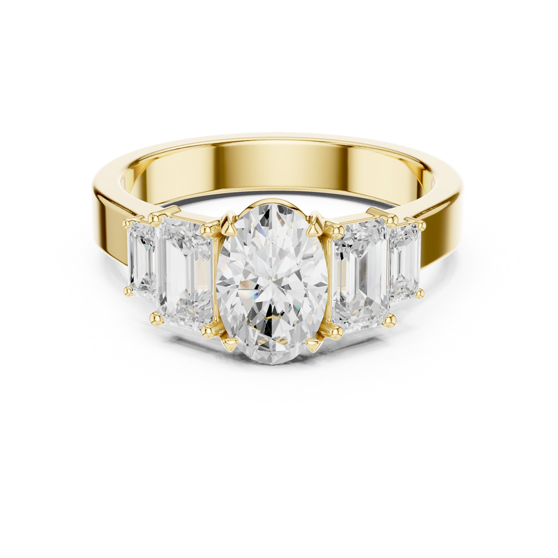 Ladies Ring DDLR-1063@7 - Yellow Gold - Image