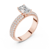 Ladies Ring DDLR-1066@7 - Rose Gold - Image