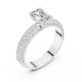 Ladies Ring DDLR-1066@7 - White Gold - Image