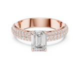 Ladies Ring DDLR-1066@7 - Rose Gold - Image
