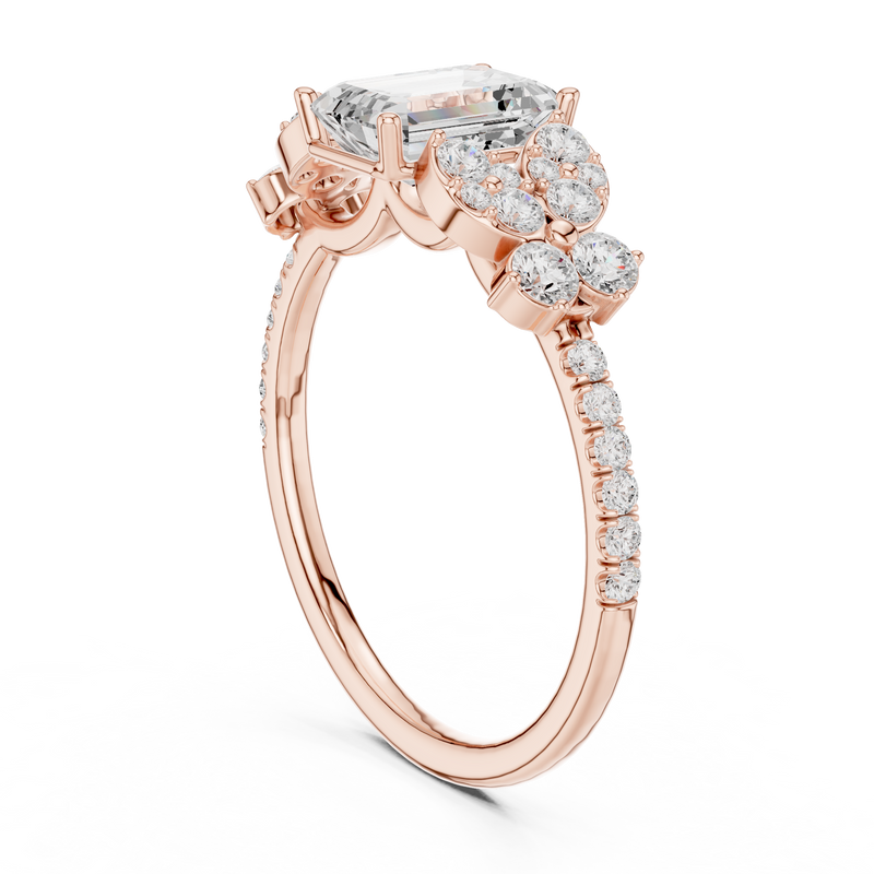 Ladies Ring DDLR-1069@7 - Rose Gold - Image