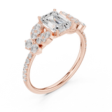 Ladies Ring DDLR-1069@7 - Rose Gold - Image