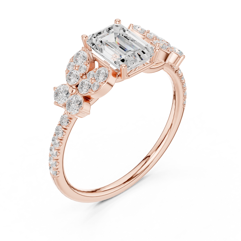 Ladies Ring DDLR-1069@7 - Rose Gold - Image