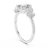 Ladies Ring DDLR-1069@7 - White Gold - Image