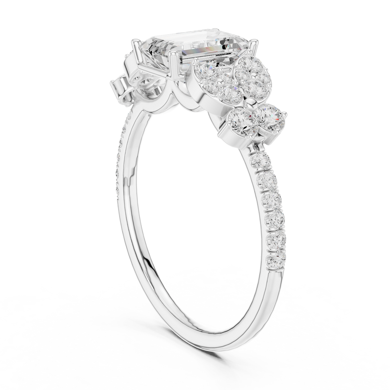 Ladies Ring DDLR-1069@7 - White Gold - Image