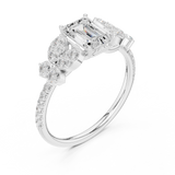 Ladies Ring DDLR-1069@7 - White Gold - Image