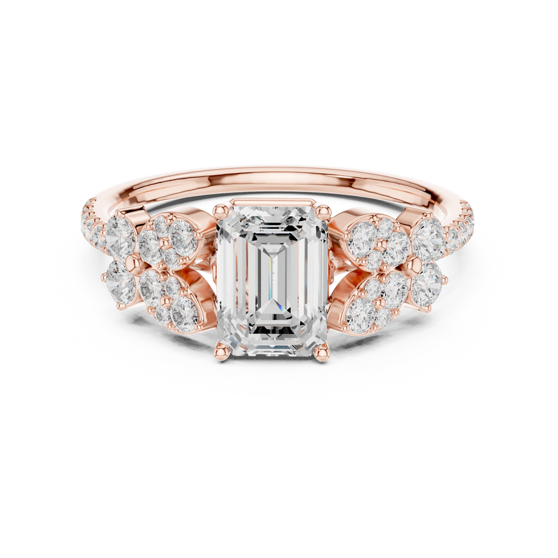 Ladies Ring DDLR-1069@7 - Rose Gold - Image