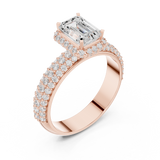 Ladies Ring DDLR-1072@7 - Rose Gold - Image