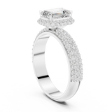 Ladies Ring DDLR-1072@7 - White Gold - Image