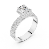 Ladies Ring DDLR-1072@7 - White Gold - Image