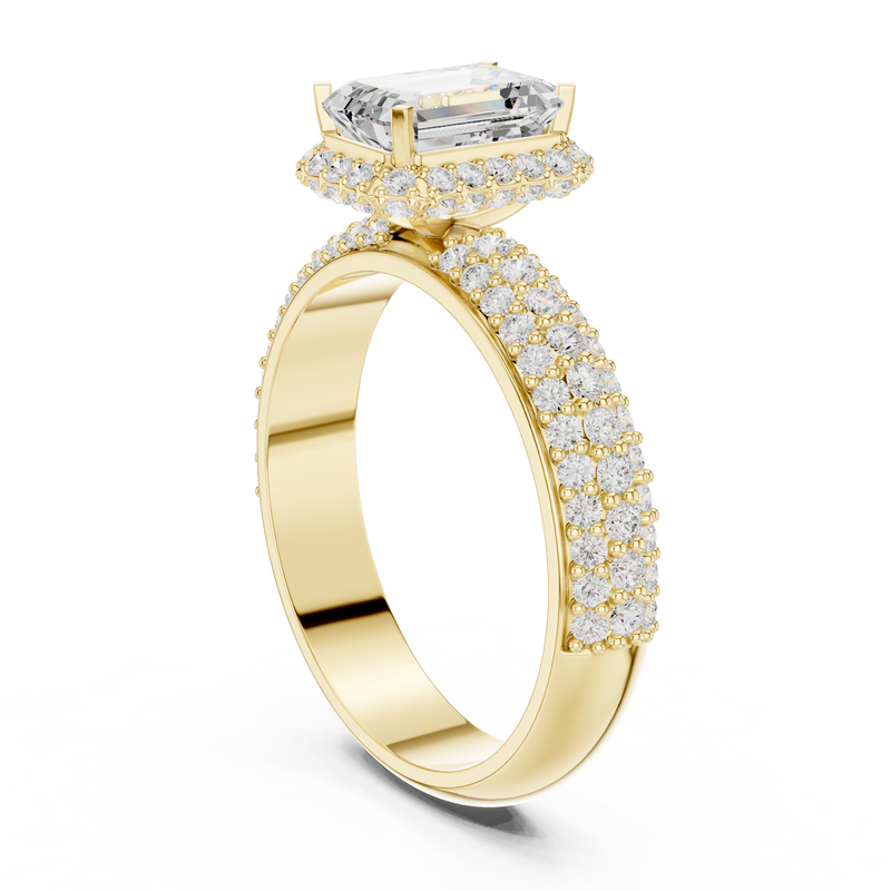 Ladies Ring DDLR-1072@7 - Yellow Gold - Image