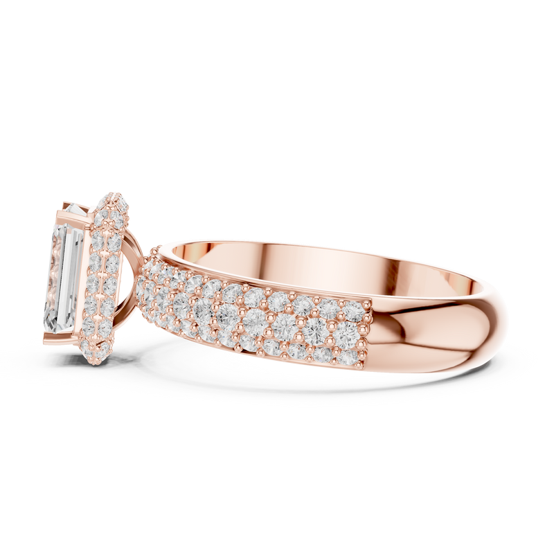 Ladies Ring DDLR-1072@7 - Rose Gold - Image