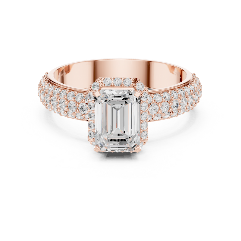 Ladies Ring DDLR-1072@7 - Rose Gold - Image