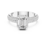 Ladies Ring DDLR-1072@7 - White Gold - Image