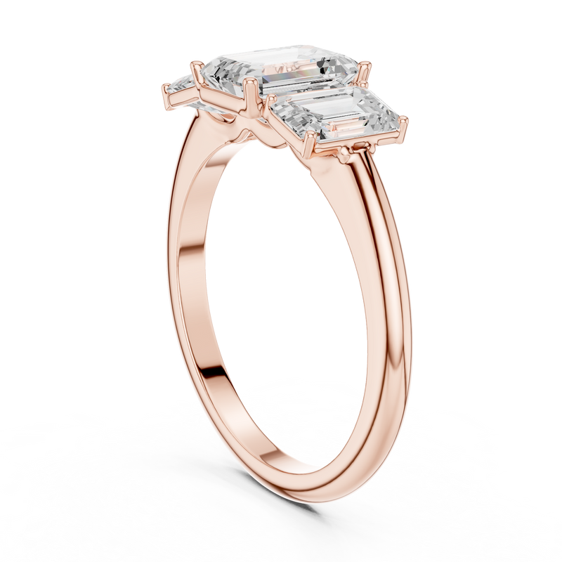 Ladies Ring DDLR-1073@7 - Rose Gold - Image