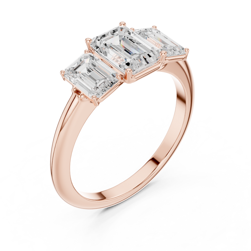 Ladies Ring DDLR-1073@7 - Rose Gold - Image