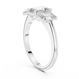 Ladies Ring DDLR-1073@7 - White Gold - Image