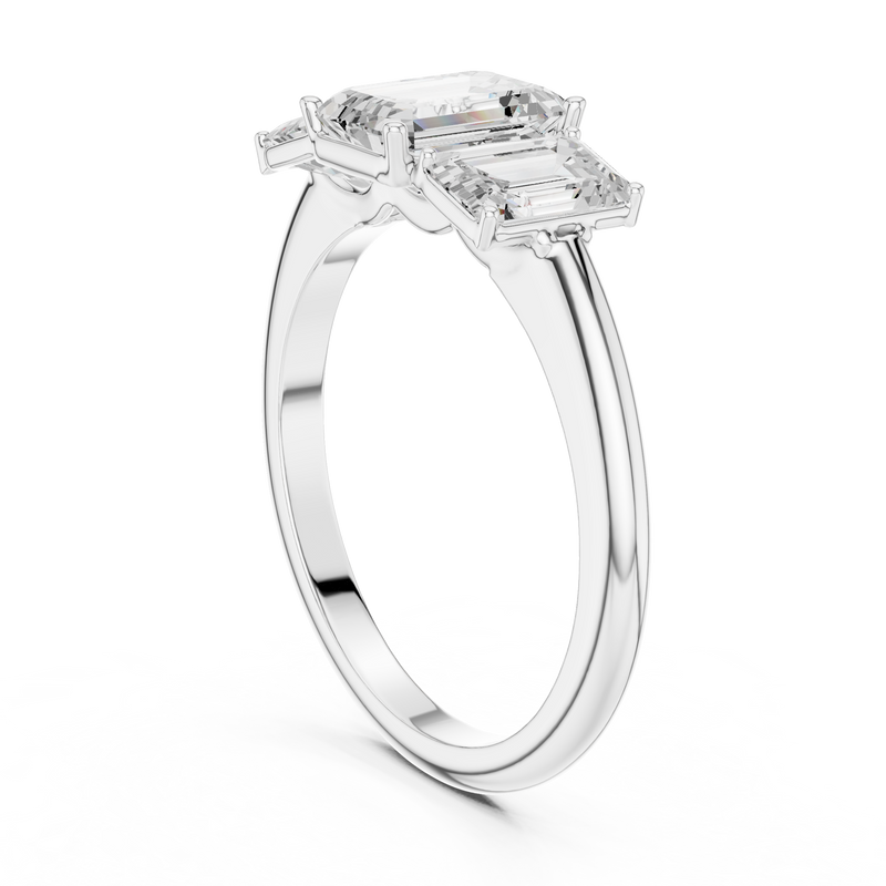 Ladies Ring DDLR-1073@7 - White Gold - Image