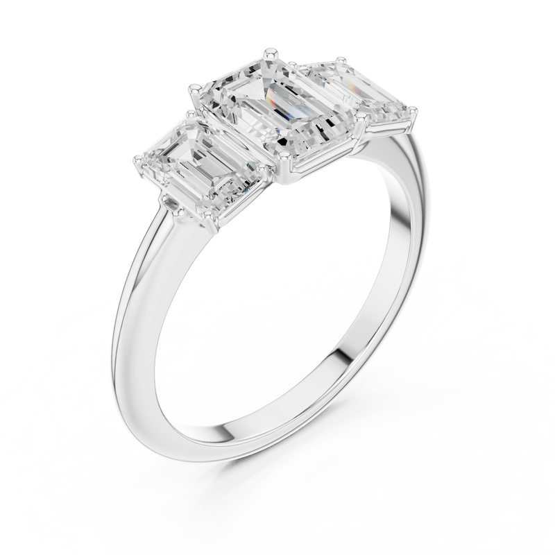 Ladies Ring DDLR-1073@7 - White Gold - Image