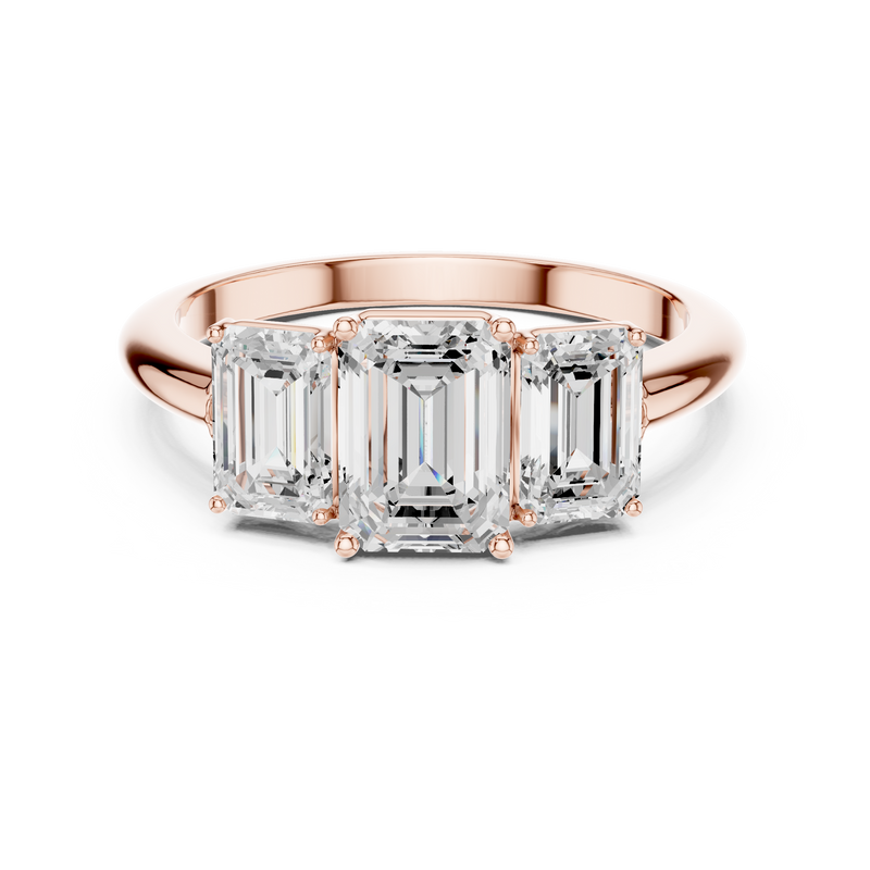 Ladies Ring DDLR-1073@7 - Rose Gold - Image