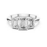 Ladies Ring DDLR-1073@7 - White Gold - Image