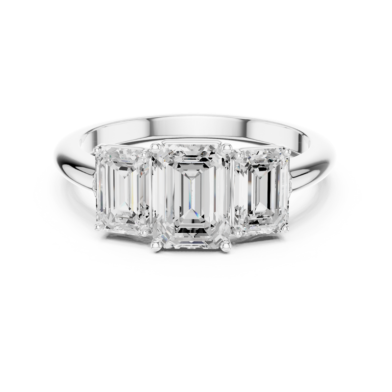 Ladies Ring DDLR-1073@7 - White Gold - Image
