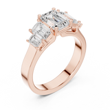 Ladies Ring DDLR-1074@7 - Rose Gold - Image