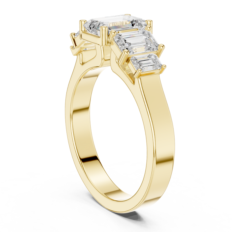 Ladies Ring DDLR-1074@7 - Yellow Gold - Image