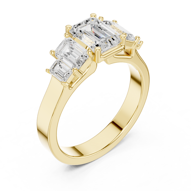 Ladies Ring DDLR-1074@7 - Yellow Gold - Image