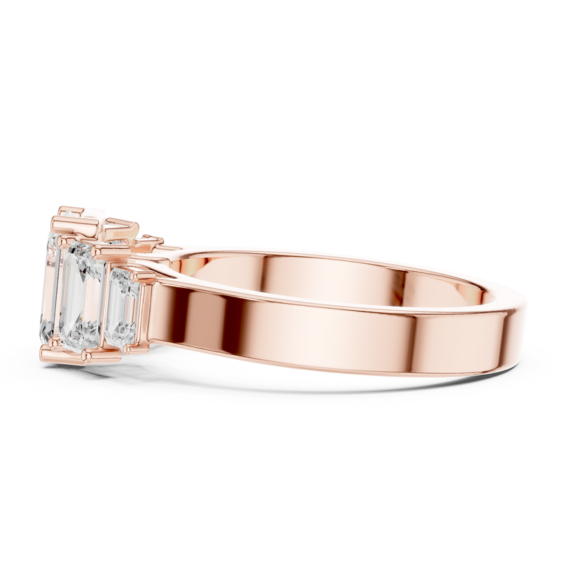 Ladies Ring DDLR-1074@7 - Rose Gold - Image
