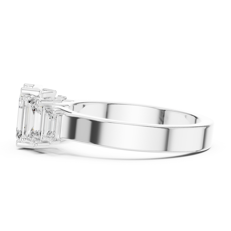 Ladies Ring DDLR-1074@7 - White Gold - Image