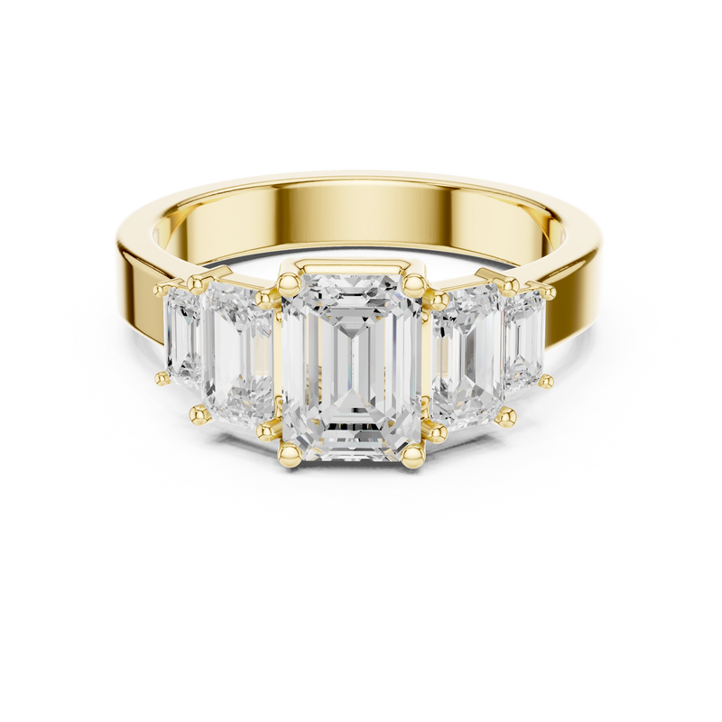 Ladies Ring DDLR-1074@7 - Yellow Gold - Image