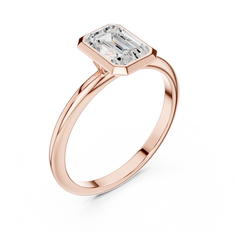 Ladies Ring DDLR-1075@7 - Rose Gold - Image