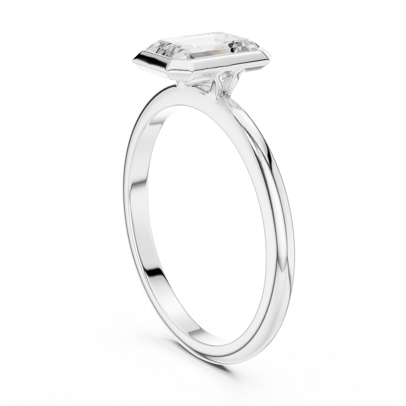 Ladies Ring DDLR-1075@7 - White Gold - Image