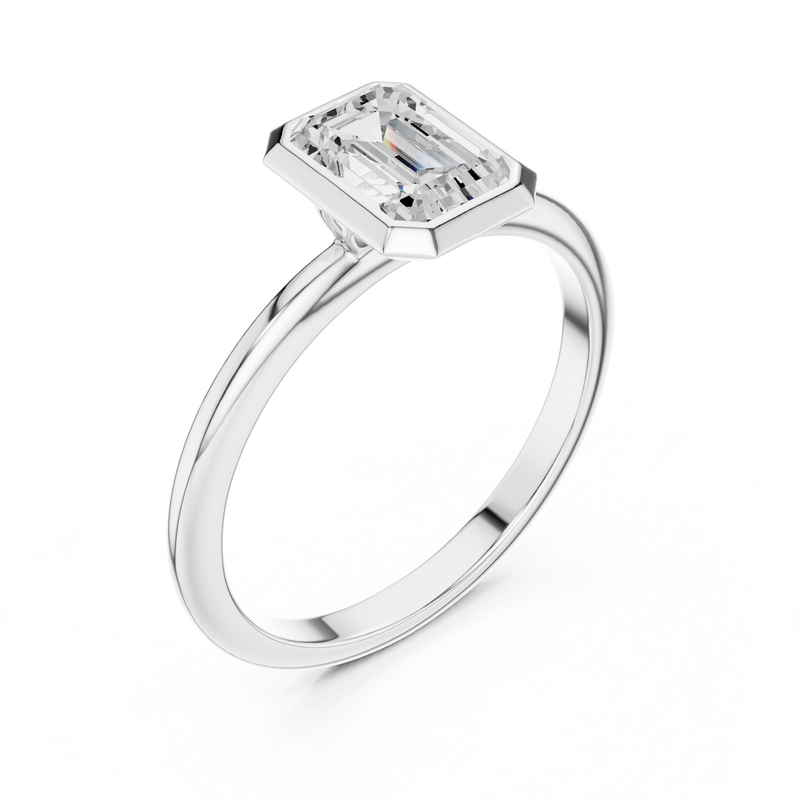 Ladies Ring DDLR-1075@7 - White Gold - Image