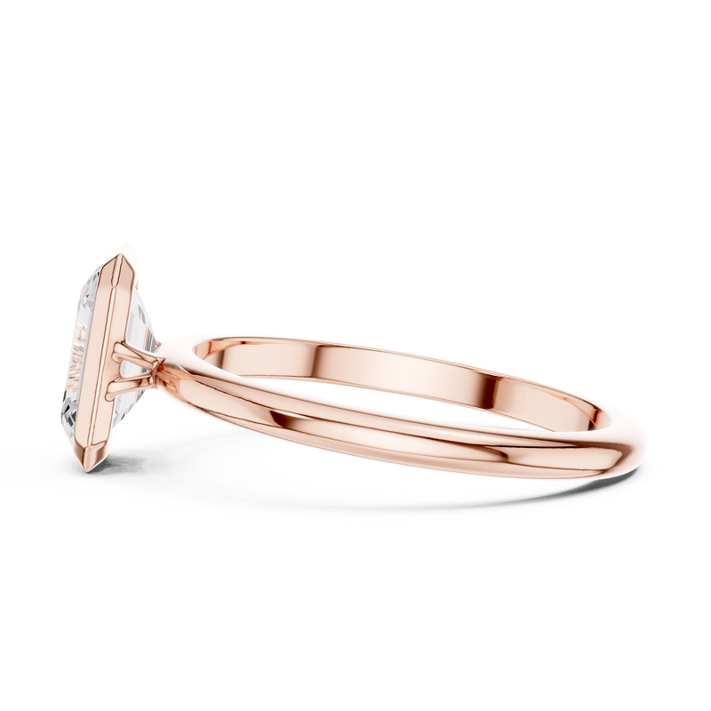 Ladies Ring DDLR-1075@7 - Rose Gold - Image