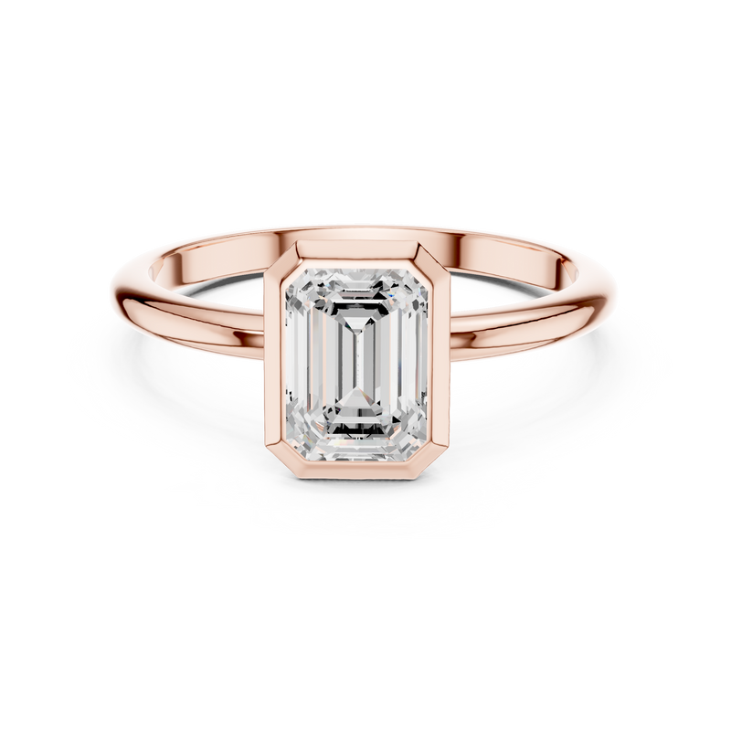 Ladies Ring DDLR-1075@7 - Rose Gold - Image